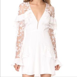FL&L Rosebud Embroidered Mini Dress